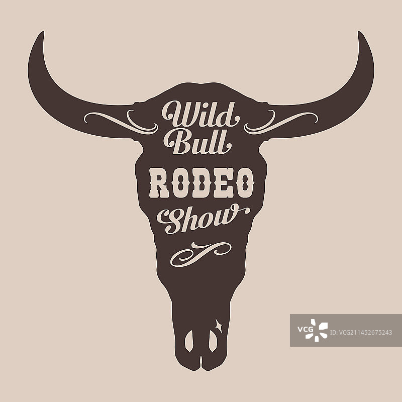 单色复古公牛竞技元素图片素材