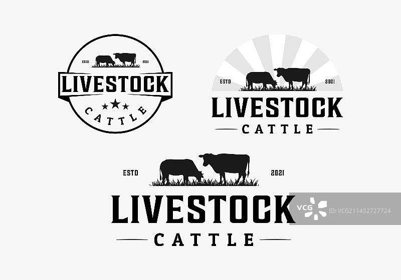 优质牲畜牧场牛肉套餐图片素材