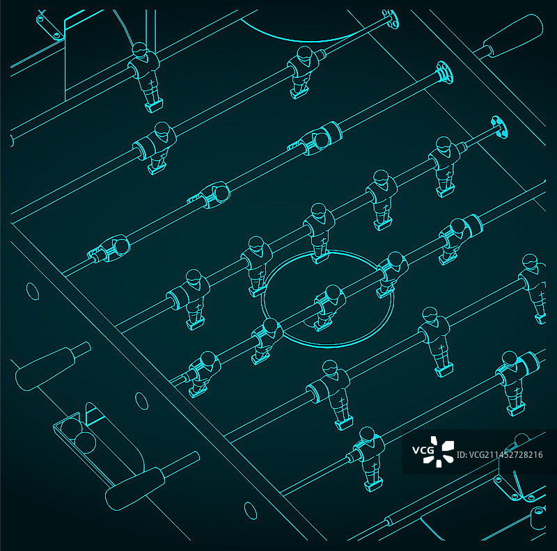 经典足球桌特写图片素材