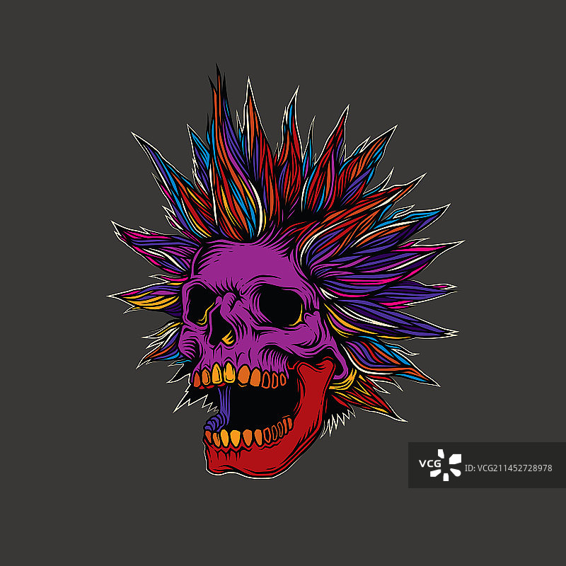 疯狂的骷髅图片素材