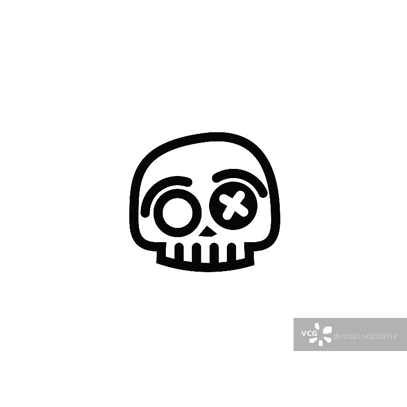 风格骷髅头图片素材