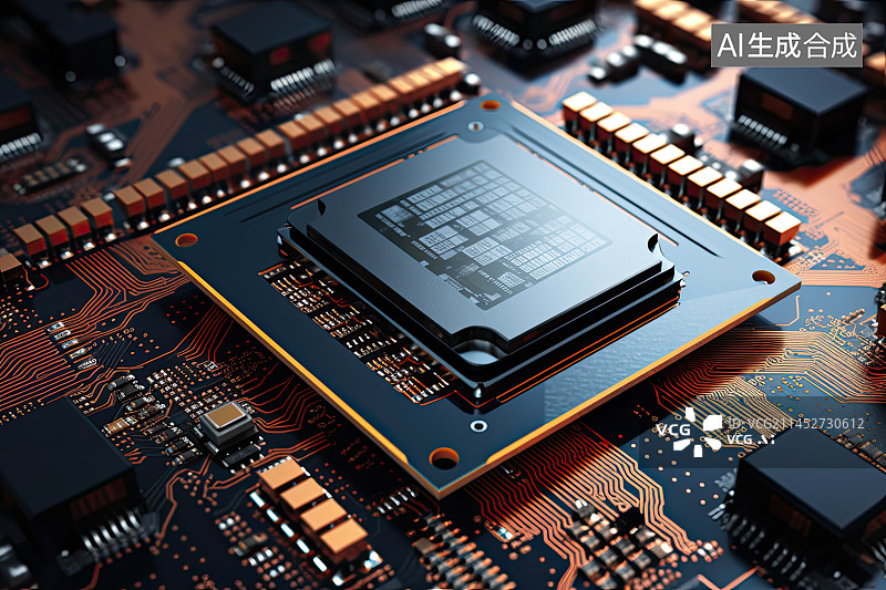 【AI数字艺术】计算机电路板图片素材