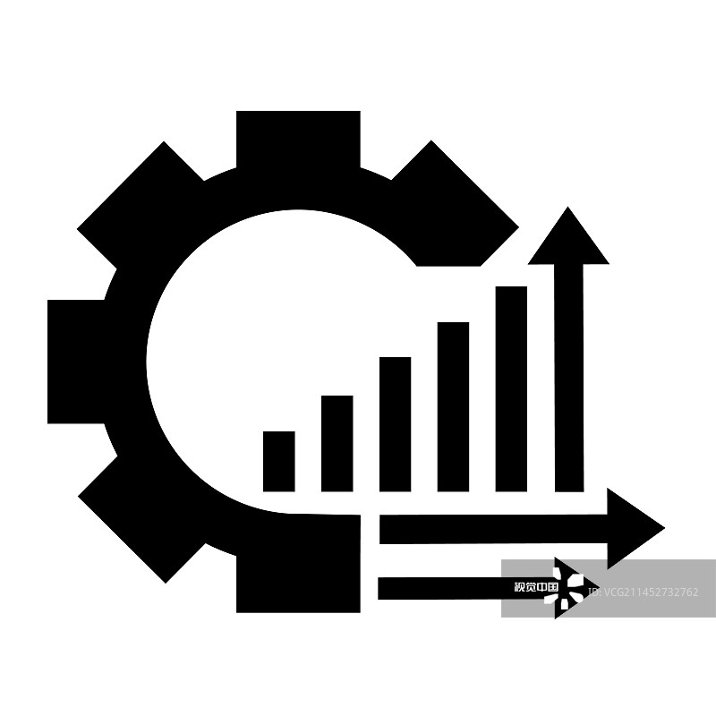 齿轮箭头图标Logo图片素材