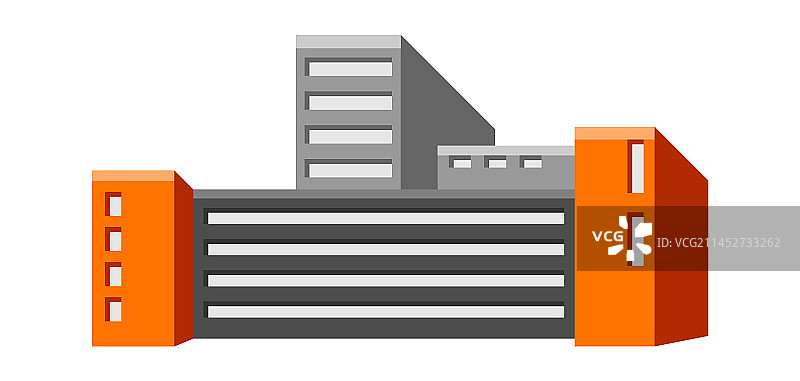 工业建筑城市风光图片素材