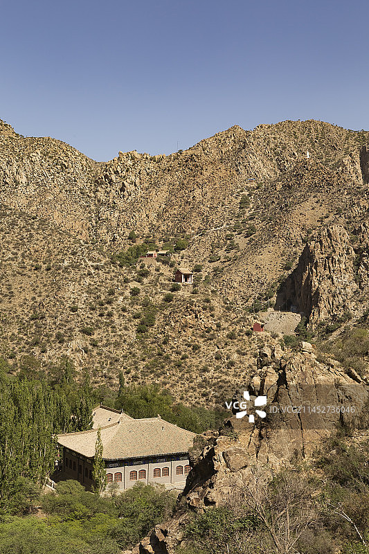宁夏银川贺兰山滚钟口风景区---民清博物馆图片素材
