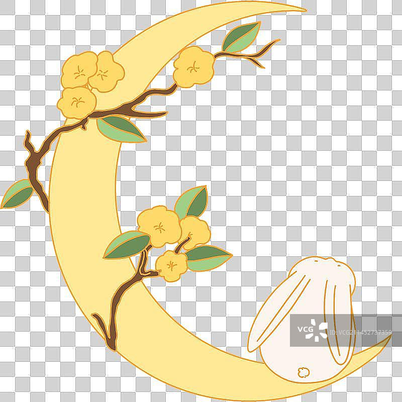 中秋月兔图片素材