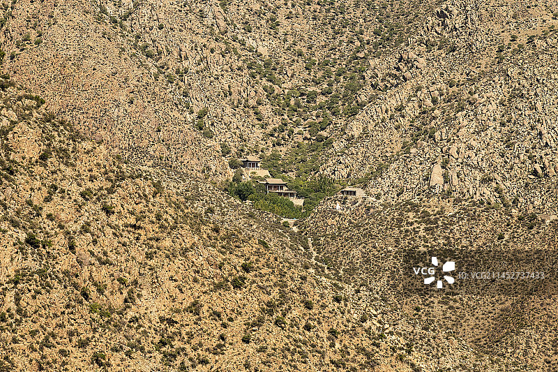 宁夏银川贺兰山滚钟口风景区----古寺庙群图片素材