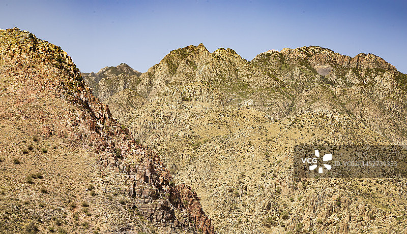 宁夏银川贺兰山滚钟口风景区----贺兰山北坡山体图片素材