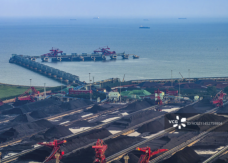 日照港煤炭专用码头图片素材