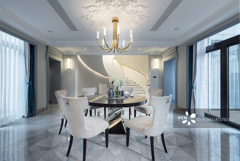 别墅装修设计实景照片图片素材