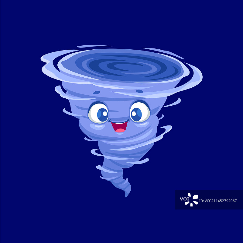 卡通龙卷风角色风暴旋风图片素材