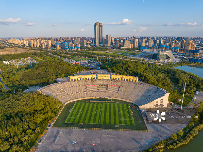 宁夏银川览山公园图片素材