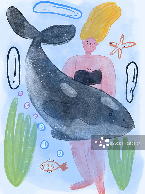 保护海洋人人有责图片素材