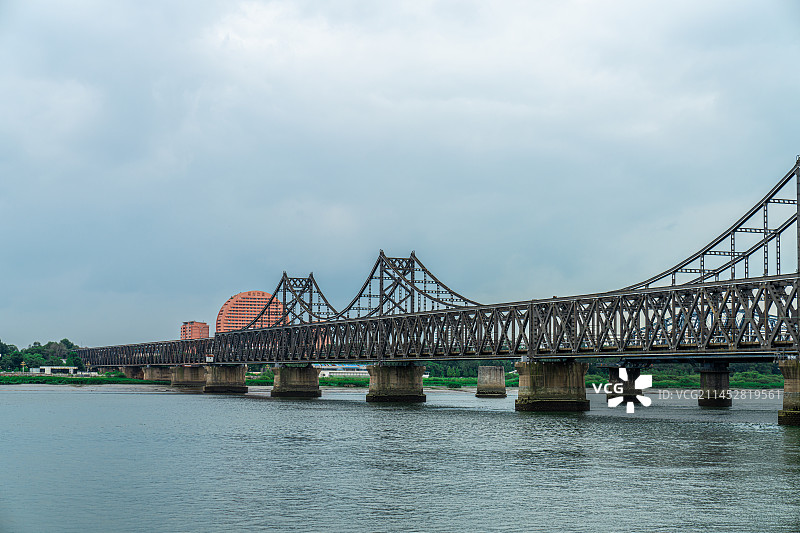 鸭绿江风景图片素材