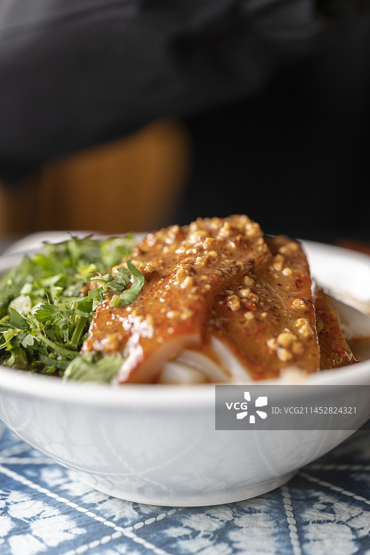 云南大理豌豆粉美食小吃图片素材