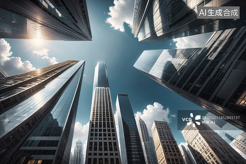 【AI数字艺术】城市风景图片素材