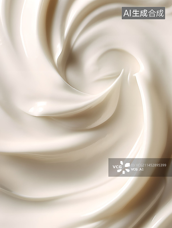 【AI数字艺术】流体，膏体，化妆品，食品，巧克力，面霜，奶油图片素材