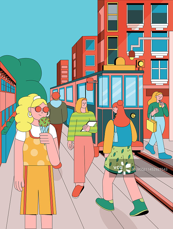 土耳其旅行插画图片素材