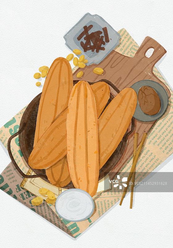 豆浆油条图片素材