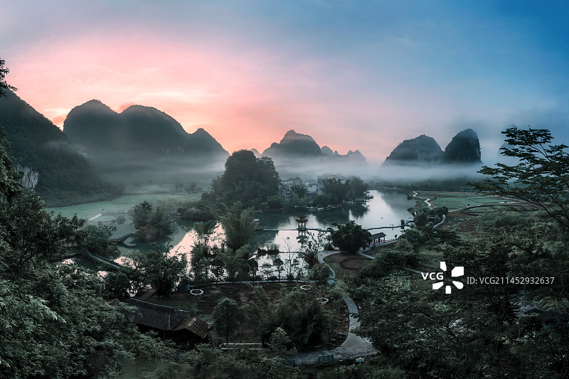 靖西鹅泉风光图片素材