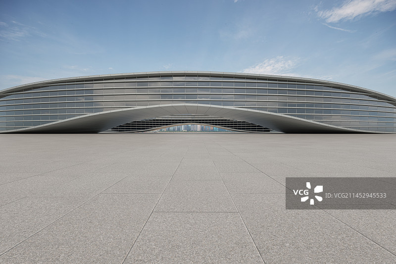 玻璃幕墙_建筑空间_城市天际线图片素材