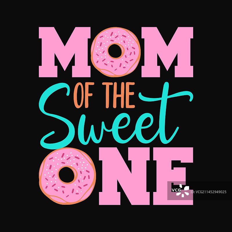 甜美宝贝一周岁生日妈妈装亲子装图片素材