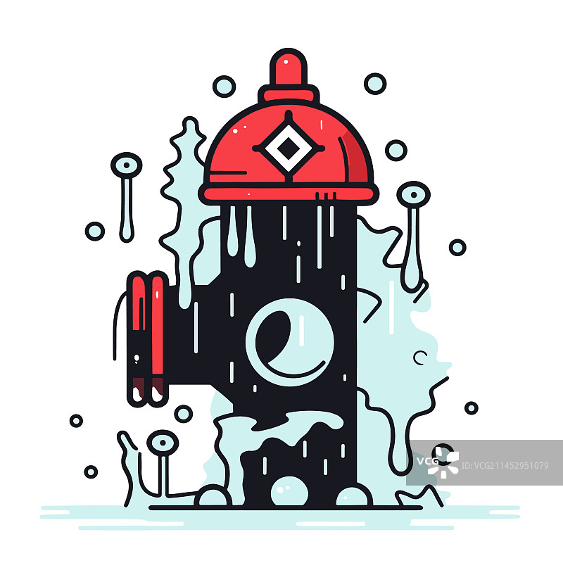 消防栓轮廓图片素材