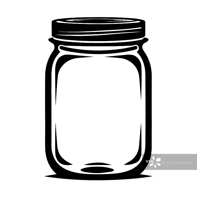 美丽的罐子轮廓图片素材
