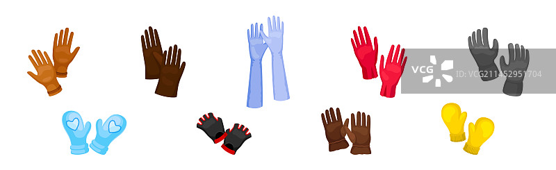手套和连指手套图片素材
