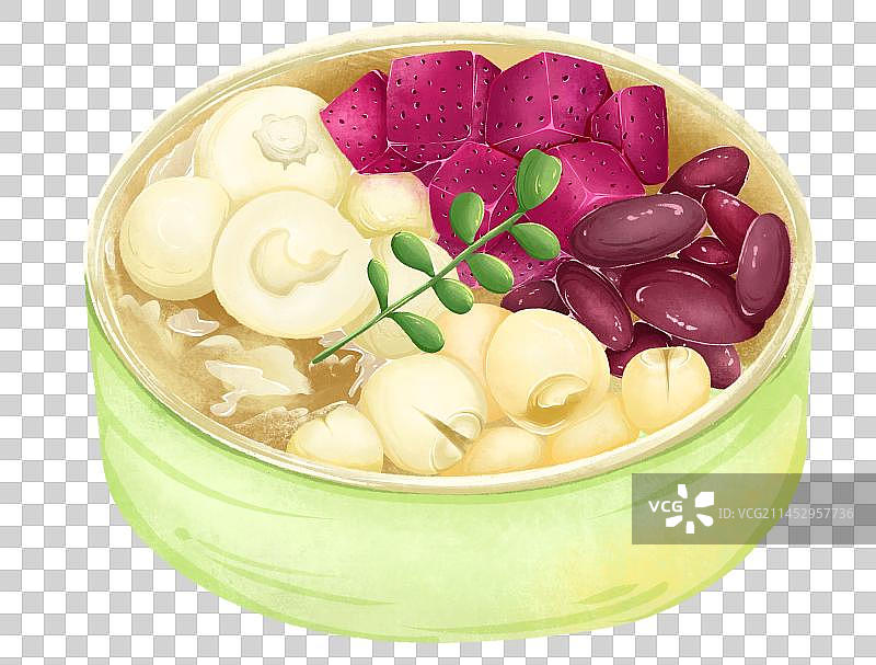 水果银耳羹冰粉图片素材