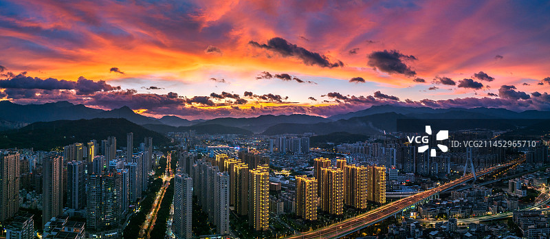 日落时分的晚霞图片素材