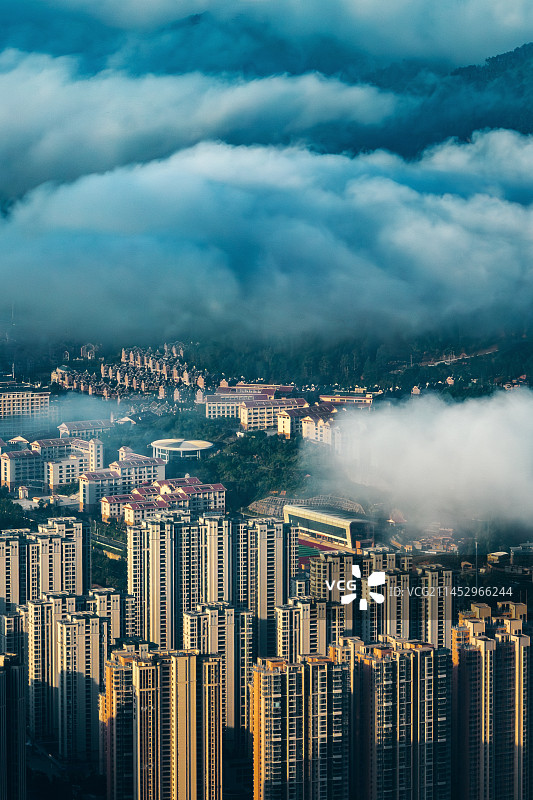 中国福建龙岩城市风光图片素材