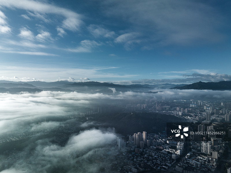 中国福建龙岩城市风光图片素材