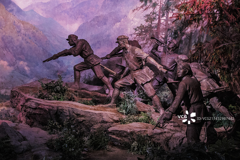 井冈山革命博物馆，建筑、馆藏图片素材