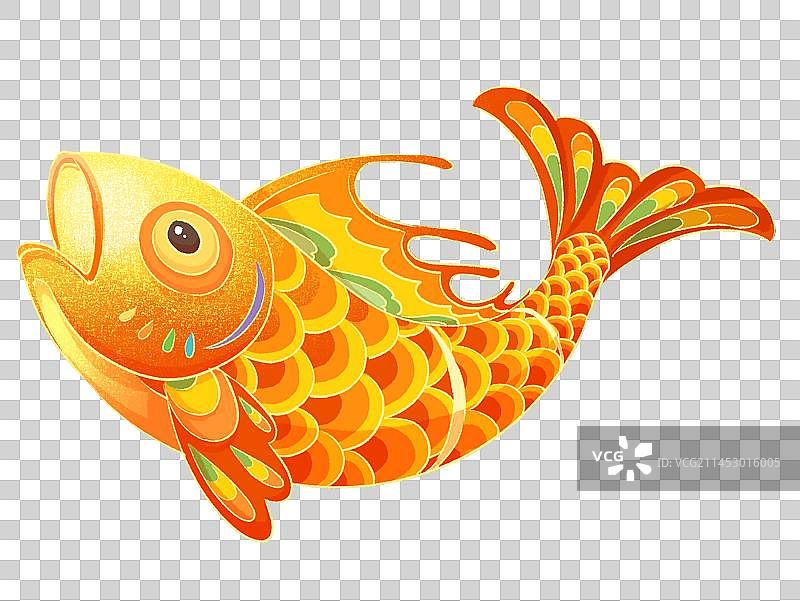 锦鲤花灯元素图片素材