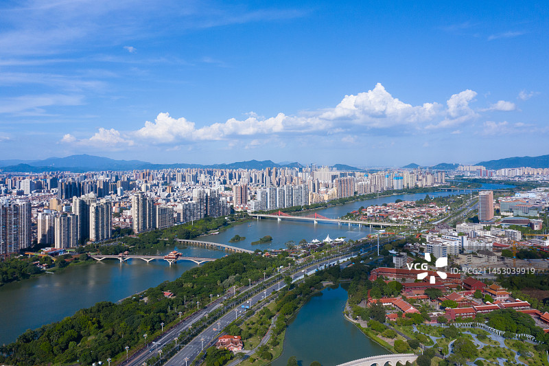 航拍漳州图片素材