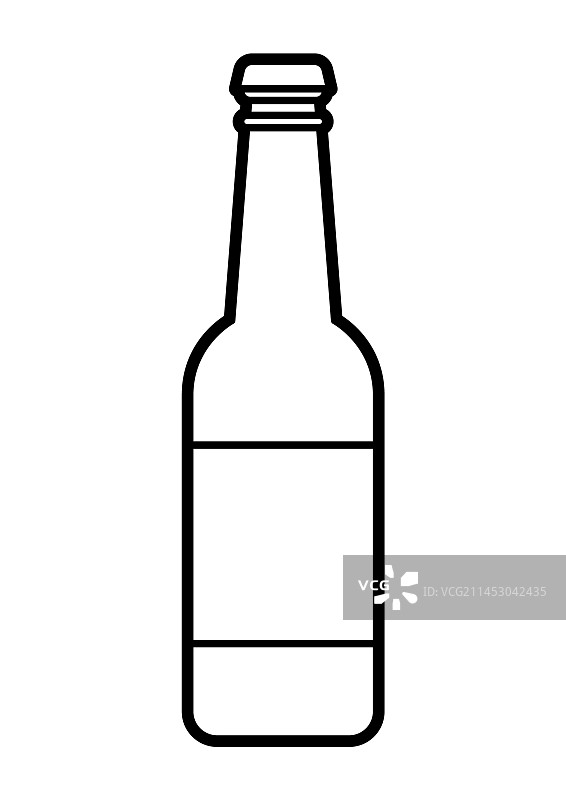 啤酒玻璃瓶啤酒节图片素材