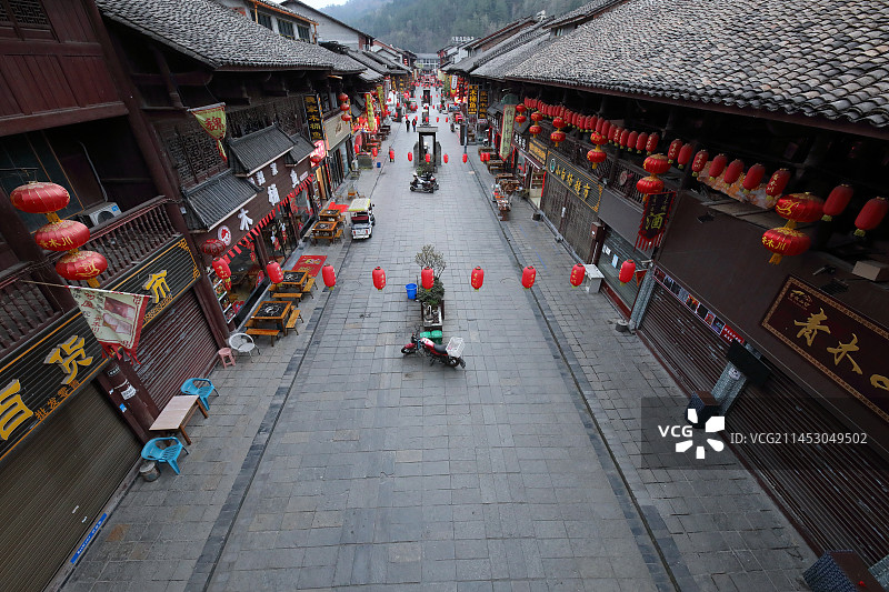 青木川古镇图片素材