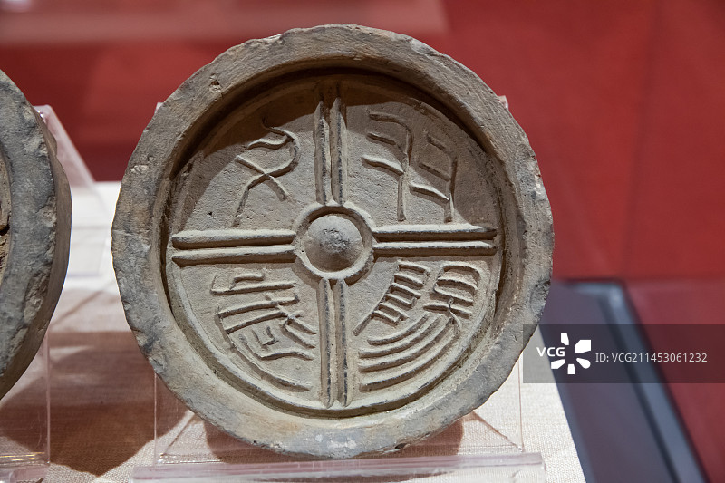 太原博物馆羽阳千岁汉代建筑构件图片素材