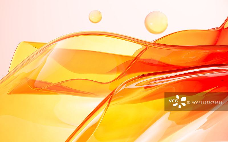 抽象渐变玻璃背景3D渲染图片素材