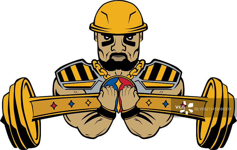 钢铁工人队标志细节图片素材