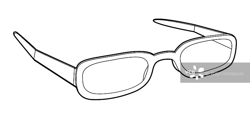 可折叠半框眼镜时尚配饰图片素材