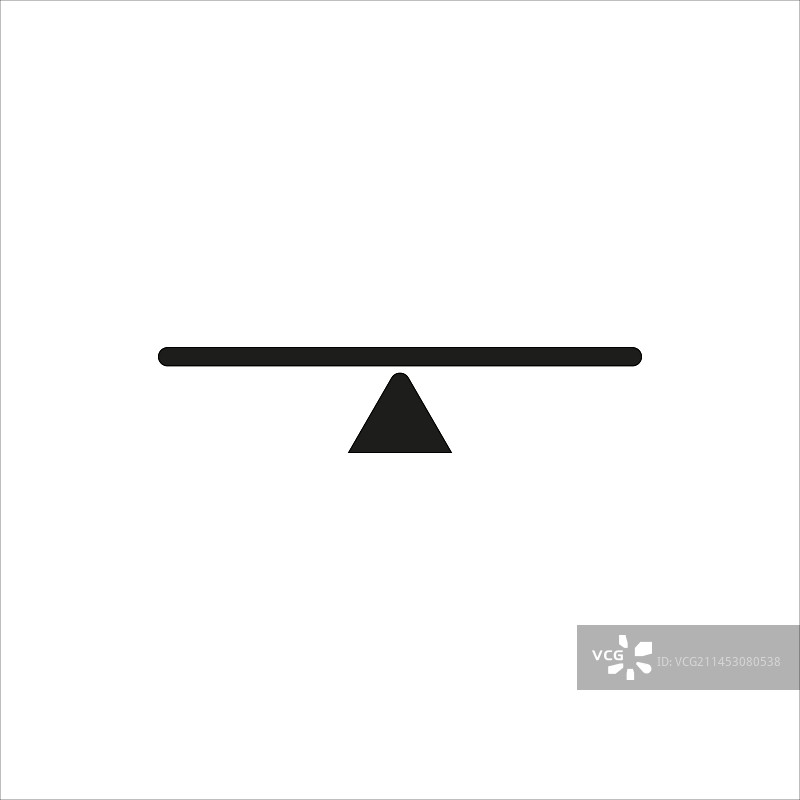 跷跷板图标平衡符号图片素材