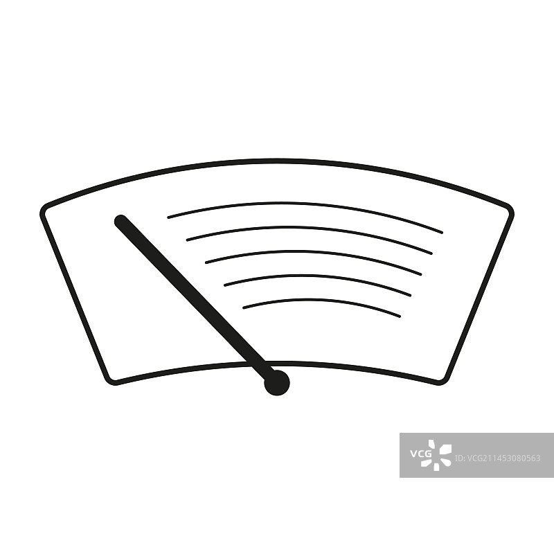 挡风玻璃雨刷图标图片素材