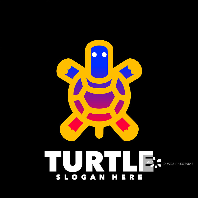 海龟线条艺术图片素材