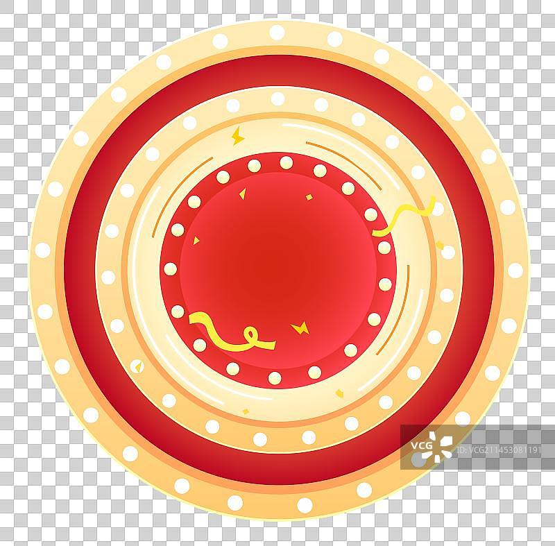 双十一双十二促销台舞台展台矢量元素图片素材