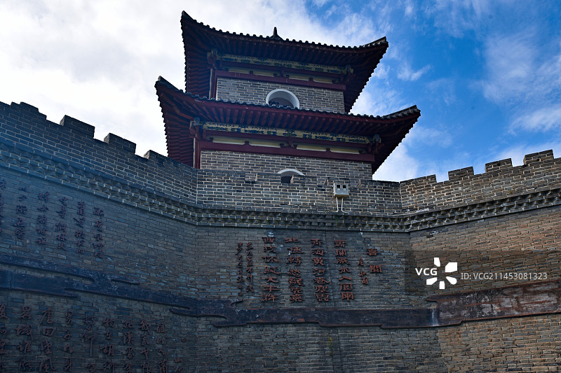 关中四大关隘之萧关图片素材