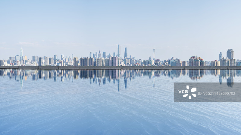 中国广州城市天际线城市风光图片素材