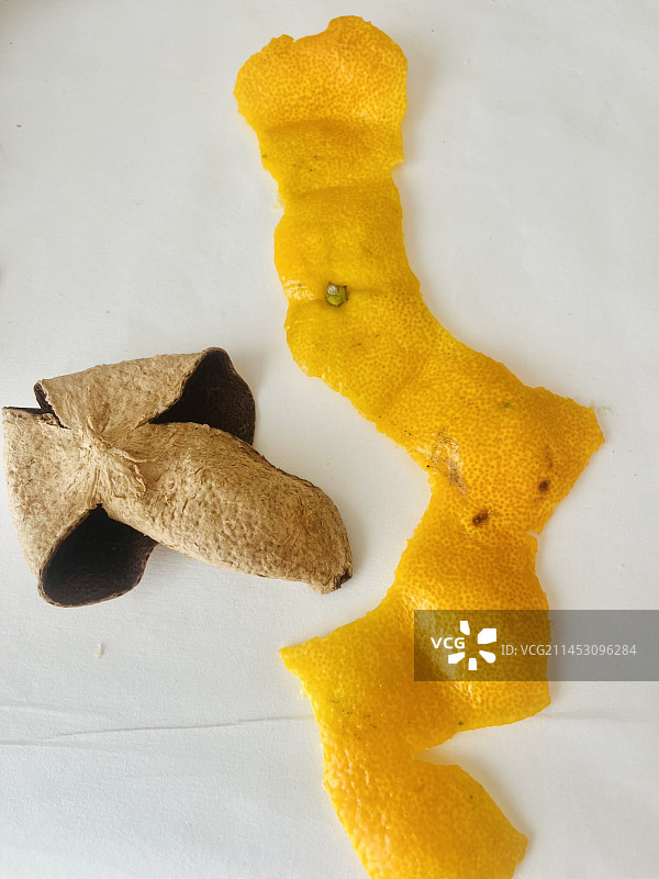 陈皮和橘皮图片素材