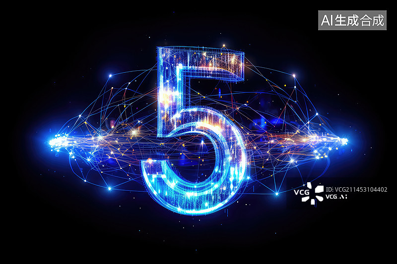 【AI数字艺术】虚拟数字5号图片素材